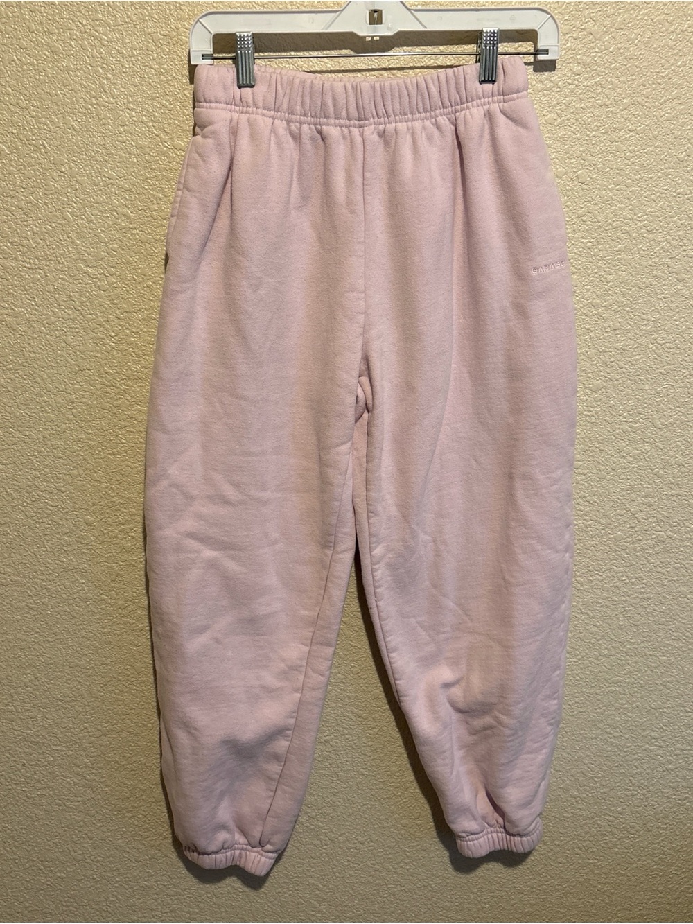 Garage Light Pink Sweatpant Joggers Size Petite Small